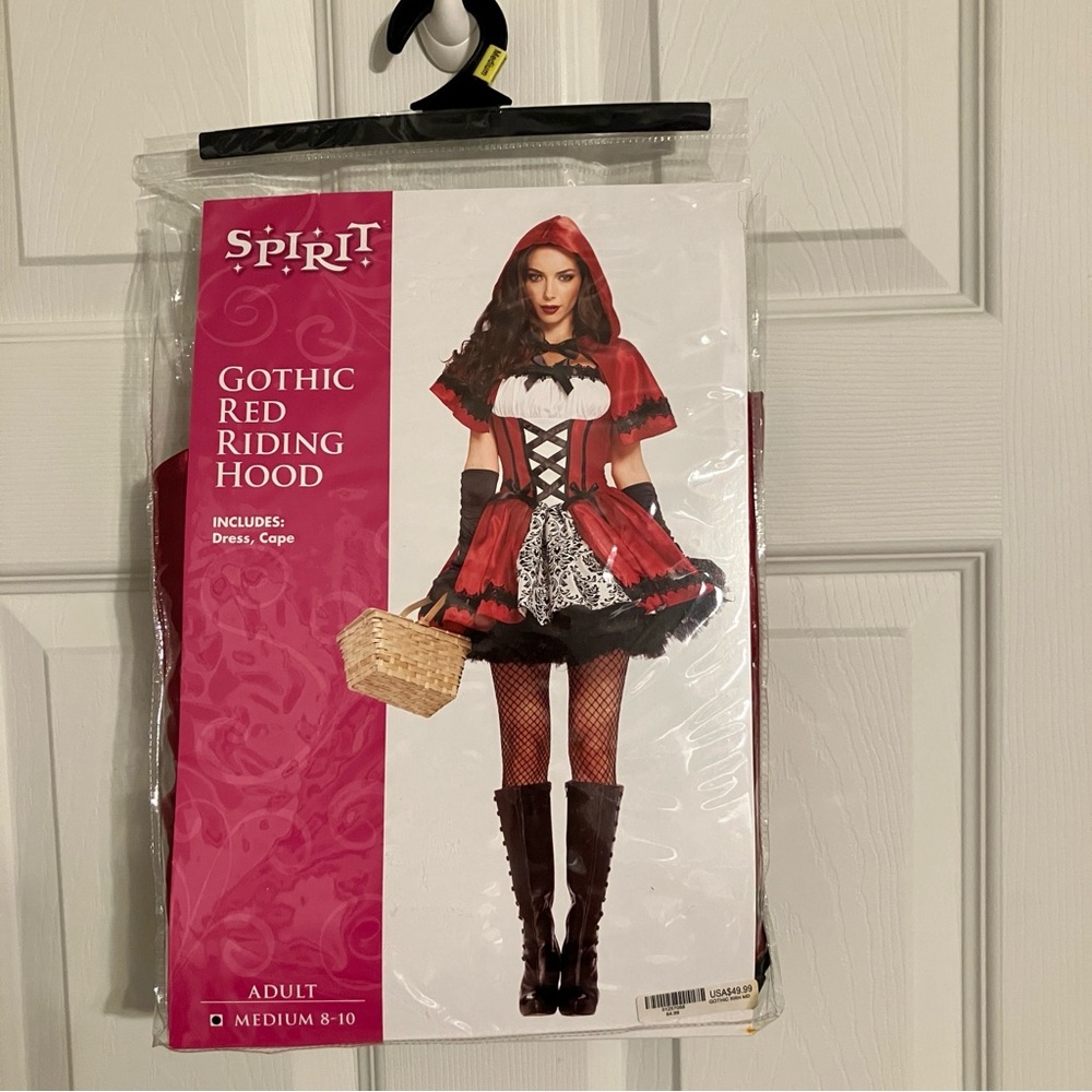Spirit Halloween Gothic Red Riding Hood Costume